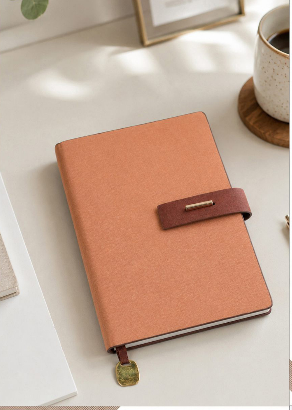 V-708 Contemporary Matte Grain Corporate Diary